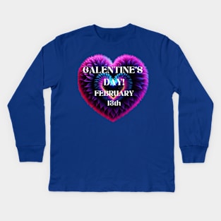 Galentine's Day - 13th February Kids Long Sleeve T-Shirt